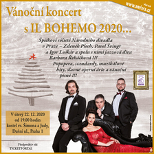 Vánoční koncert s Il Bohemo 2020